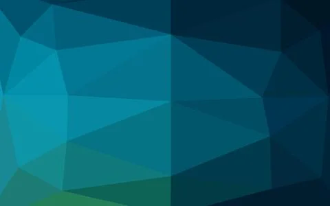 Light Blue, Green vector blurry triangle pattern. Stock Illustration