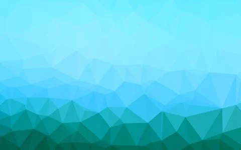 Light Blue, Green vector blurry triangle texture. Illustrazione stock