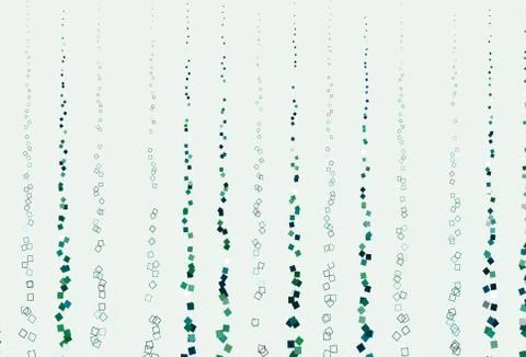 Light Blue, Green vector cover with polygonal style. Stock Illustration
