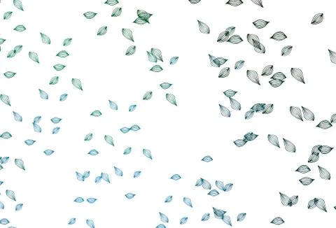 Light Blue, Green vector hand painted pattern. Stock Illustration