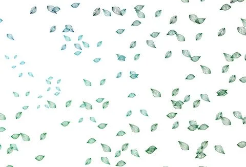 Light Blue, Green vector hand painted pattern. Stock Illustration