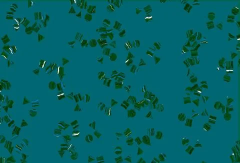 Light Blue, Green vector layout with circles, lines, rectangles. 스톡 일러스트