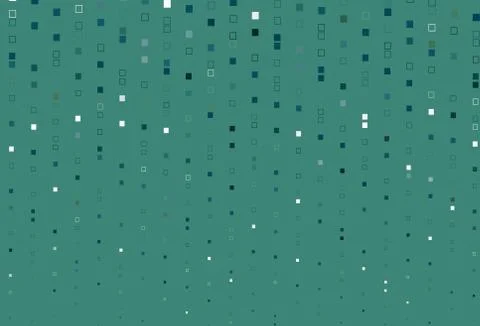 Light Blue, Green vector layout with rectangles, squares. Stock Illustration