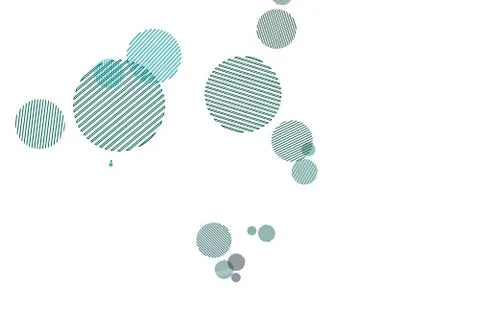 Light Blue, Green vector layout with circle shapes. Stock Illustration