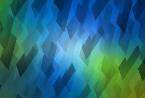 Light Blue, Green vector layout with lines, rectangles. 스톡 일러스트