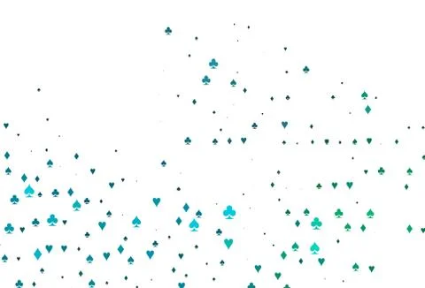 Light Blue, Green vector layout with elements of cards. Stock Illustration