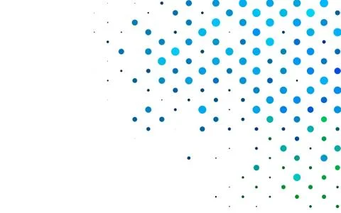 Light Blue, Green vector layout with circle shapes. Stock Illustration