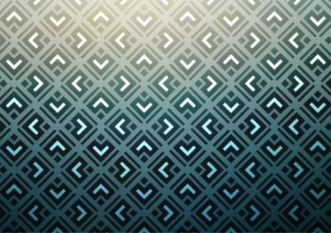 Light Blue, Green vector layout with lines, rectangle. Stock Illustration