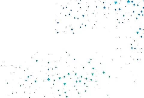 Light Blue, Green vector layout with elements of cards. Ilustración de archivo