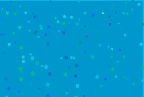 Light Blue, Green vector layout with circles, lines, rectangles. Illustrazione stock