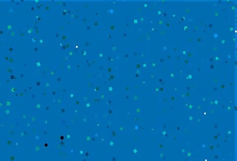 Light Blue, Green vector layout with circles, lines, rectangles. 스톡 일러스트