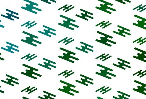 Light Blue, Green vector layout with flat lines. 스톡 일러스트