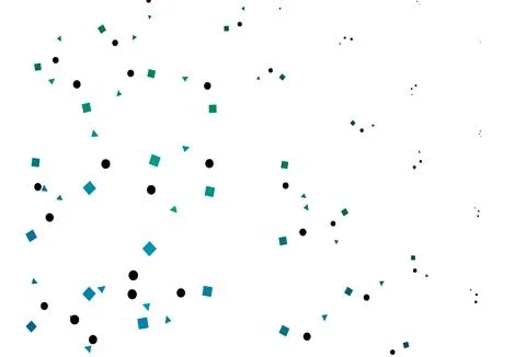 Light Blue, Green vector layout with circles, lines, rectangles. 스톡 일러스트