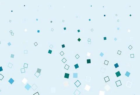 Light Blue, Green vector layout with rectangles, squares. 스톡 일러스트