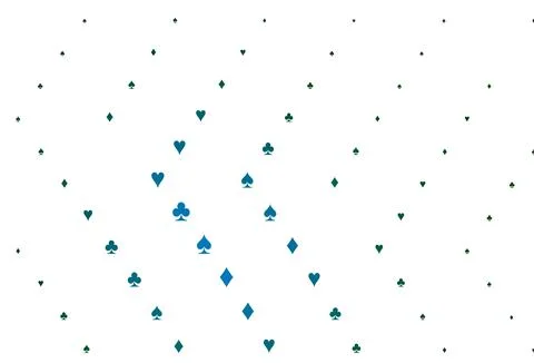 Light Blue, Green vector layout with elements of cards. イラスト素材