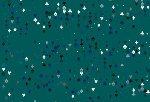 Light Blue, Green vector layout with elements of cards. Ilustración de archivo