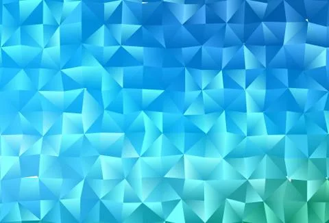 Light Blue, Green vector low poly texture. Stock Illustration