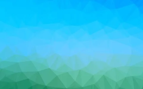 Light Blue, Green vector low poly texture. Illustrazione stock