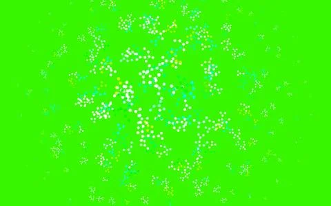 Light Blue, Green vector pattern with artificial intelligence network. 스톡 일러스트