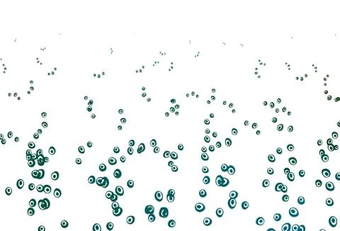 Light Blue, Green vector pattern with spheres. Illustrazione stock