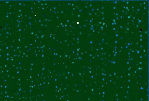 Light Blue, Green vector pattern in polygonal style with circles. Stock Illustration