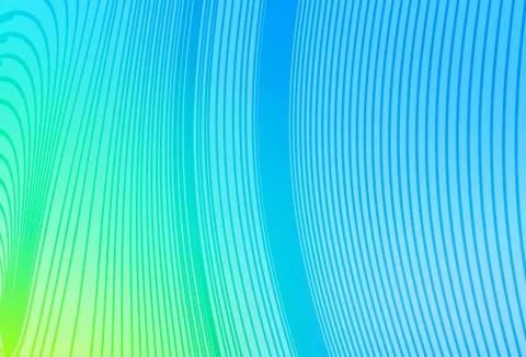 Light Blue, Green vector pattern with wry lines. Stock Illustration