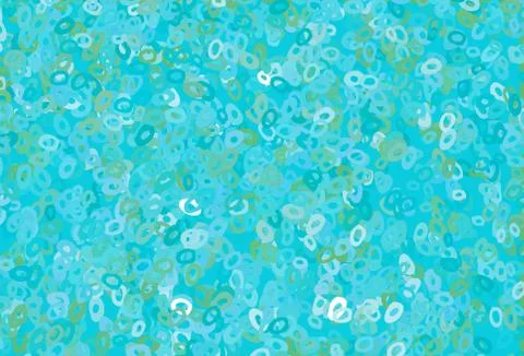 Light Blue, Green vector pattern with spheres. イラスト素材