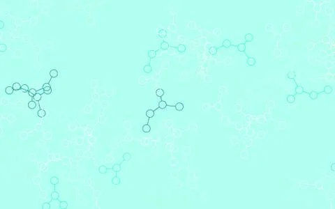 Light Blue, Green vector pattern with artificial intelligence network. イラスト素材