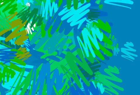 Light Blue, Green vector pattern with sharp lines. イラスト素材