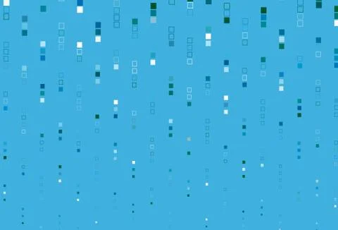 Light Blue, Green vector pattern with crystals, rectangles. 库存插图