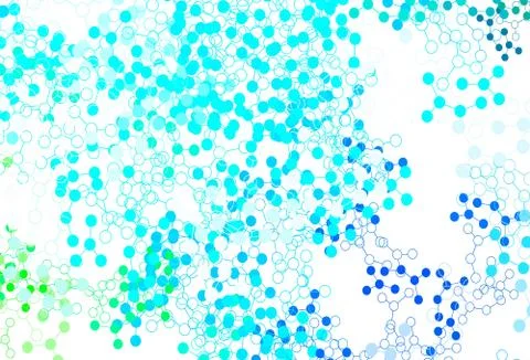 Light Blue, Green vector pattern with artificial intelligence network. イラスト素材