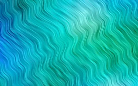 Light Blue, Green vector pattern with bubble shapes. Stock Illustration