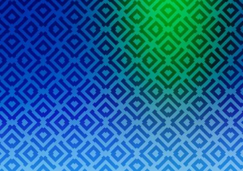 Light Blue, Green vector pattern with lines, rectangles. Stock Illustration