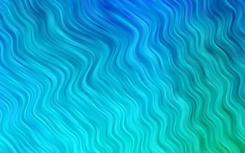 Light Blue, Green vector pattern with liquid shapes. 스톡 일러스트