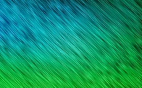 Light Blue, Green vector pattern with liquid shapes. Stock Illustration