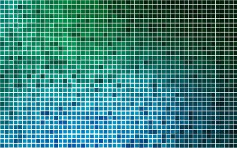 Light Blue, Green vector pattern in square style. Stock Illustration