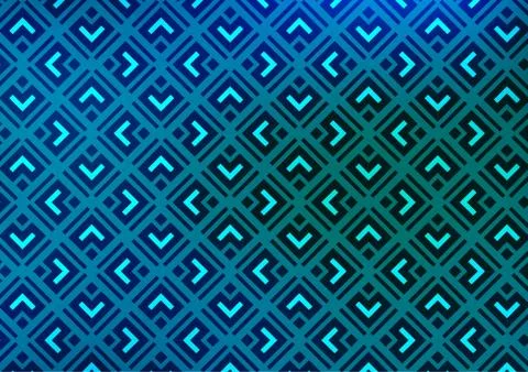 Light Blue, Green vector pattern with lines, rectangles. イラスト素材