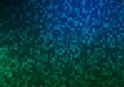 Light Blue, Green vector pattern in square style. イラスト素材