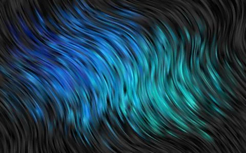 Light Blue, Green vector pattern with liquid shapes. 스톡 일러스트