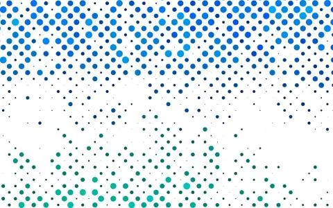 Light Blue, Green vector pattern with spheres. Stock Illustration