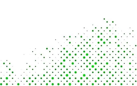 Light Blue, Green vector pattern with spheres. Stock Illustration