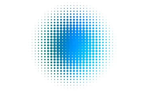 Light Blue, Green vector pattern with spheres. イラスト素材