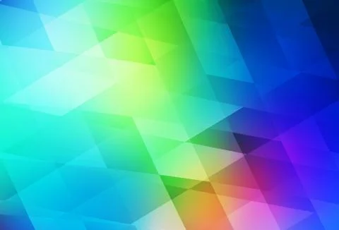 Light Blue, Green vector pattern in square style. Stock Illustration