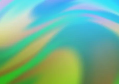 Light Blue, Green vector pattern with liquid shapes. Illustrazione stock