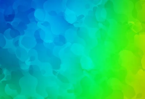 Light Blue, Green vector pattern with random forms. Illustrazione stock