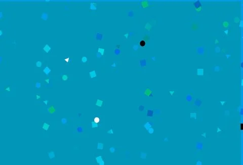 Light Blue, Green vector pattern in polygonal style with circles. Stockillustratie