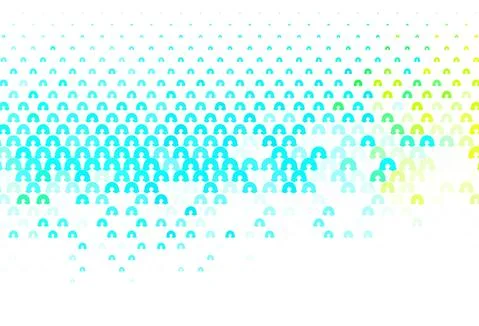Light Blue, Green vector pattern with rainbow elements. Illustrazione stock