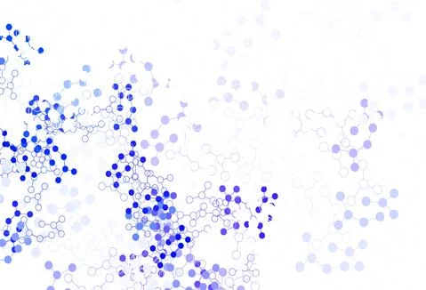 Light Blue, Green vector pattern with artificial intelligence network. イラスト素材