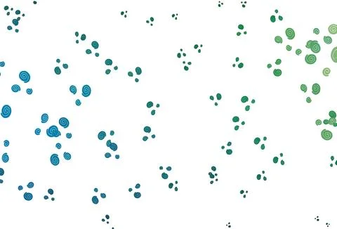 Light Blue, Green vector pattern with bent ribbons. イラスト素材