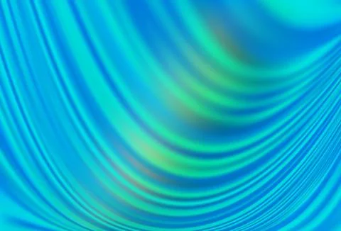 Light Blue, Green vector pattern with curved circles. Stock Illustration